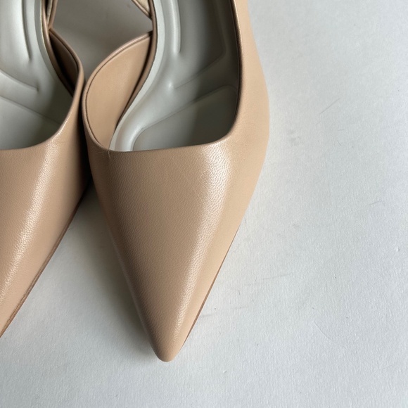 Franco Sarto L-Tana Cream Leather Point Toe Classic Heels size 9 - Picture 10 of 16